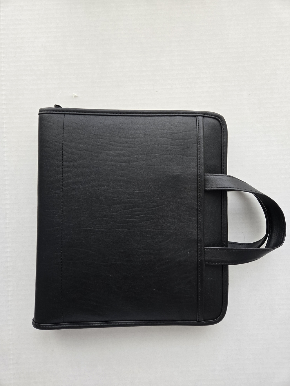 Avery Vintage Black Power Case Organizer Zipper Binder With Handles - NEW